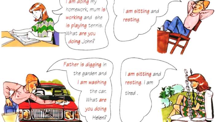 Động từ trong các thì tiếp diễn 2 Cách sử dụng thì hiện tại tiếp diễn