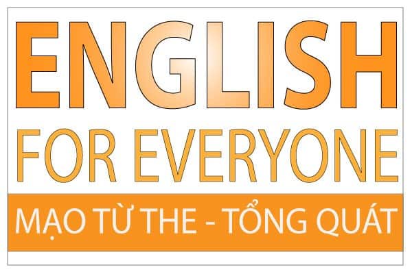Mạo từ The tổng quát nhất Mạo từ The tổng quát nhất